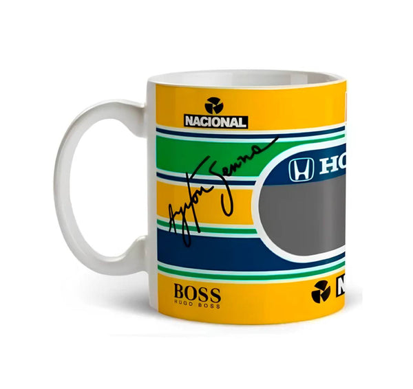 Caneca Ayrton Senna Capacete Fórmula 1